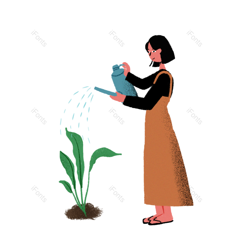 元素图片,卡通元素,女人PNG,素材免抠素材